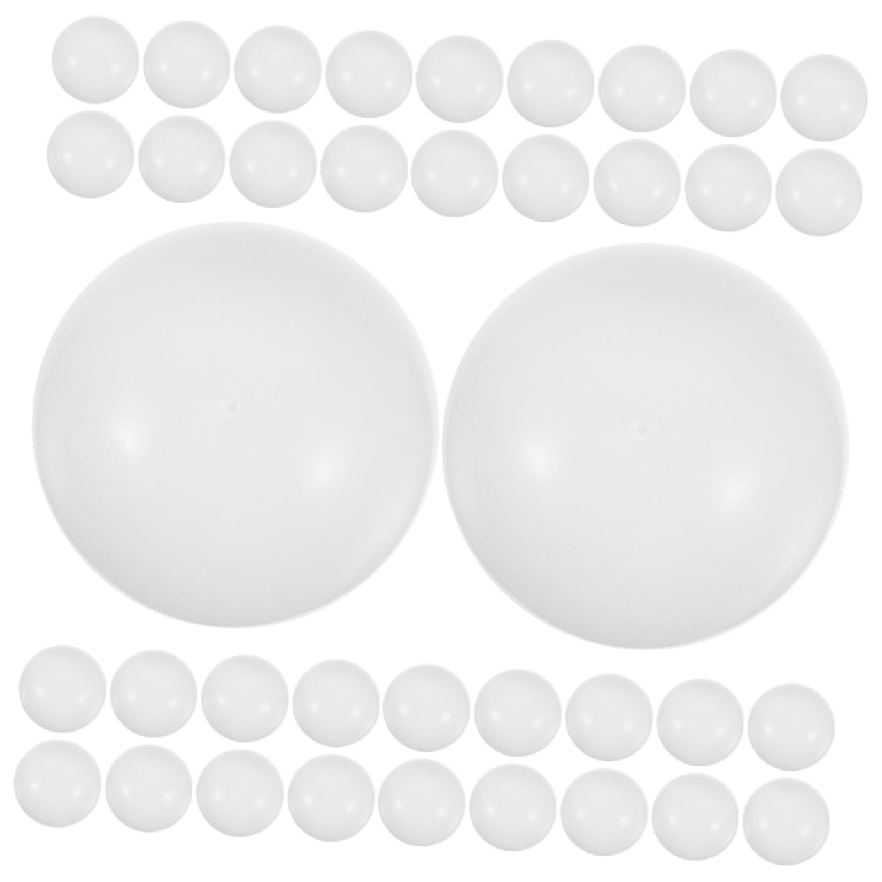 Abaodam Plastic Table Tennis Balls 100pcs Bulk Pack Glow in Dark Reusable Ideal for Practice Parties Outdoor Games