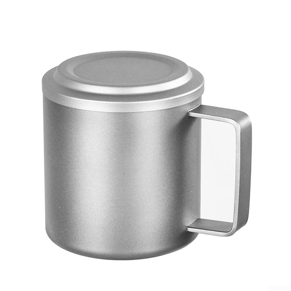 Tazza Isolante in per titanio per Bevande Calde Anti-Scottatura