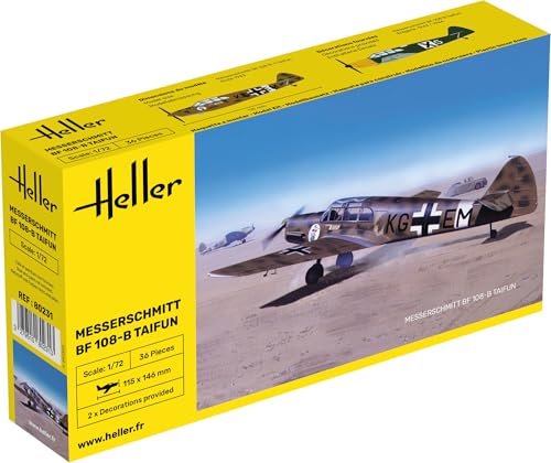 Heller - 80231 - Maqueta para Construir - Messerschmitt BF 108 B Taifun - 1/72