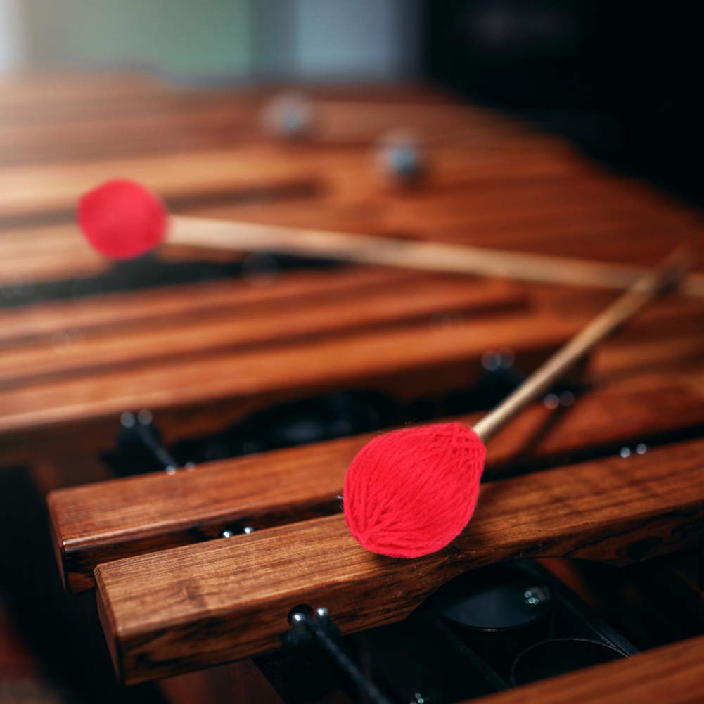 Maillet Marimba, s de Tambour de Percussion Basse pour Marimbas, Vibrations, Vibraphone et Autres