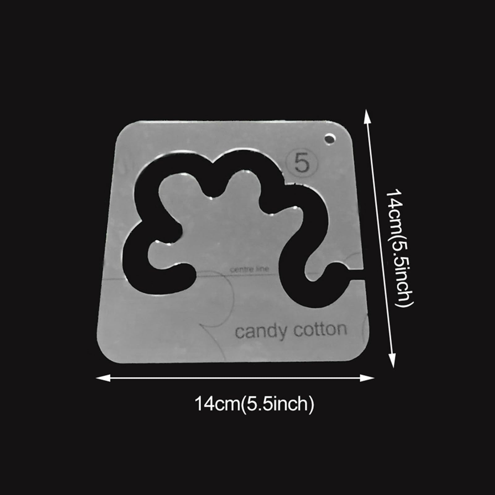 Juego de 11 Reglas de Costura acrílicas, Plantillas de Acolchado para máquina con Material acrílico Transparente para proyectos de Costura DIY.