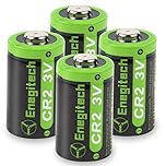 Enegitech CR2 Batteries, 3V CR2 Lithium Batteries CR15H270 for Golf Rangefinder Security Alarm System Non-Rechargeable (CR2 4 Pack)
