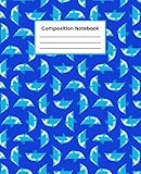  Composition Notebook: Shark Notebook College Rulet With Sharks Pattern For Boys For School, Homework And Writing Notes, Wide Ruled For Students And Teachers Gift