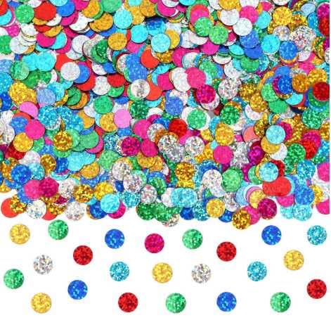 GTYHH 3 Paquetes De Confeti De Colores, Restos De Lentejuelas Mixtas, Accesorios De Fiesta, Accesorios Fotográficos, Adecuados para Cumpleaños Y Bodas.
