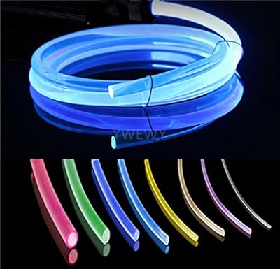 YWEWY 3.28ft PMMA Plastic Side Glow Optic Fiber for LED Light Source (0.16in)