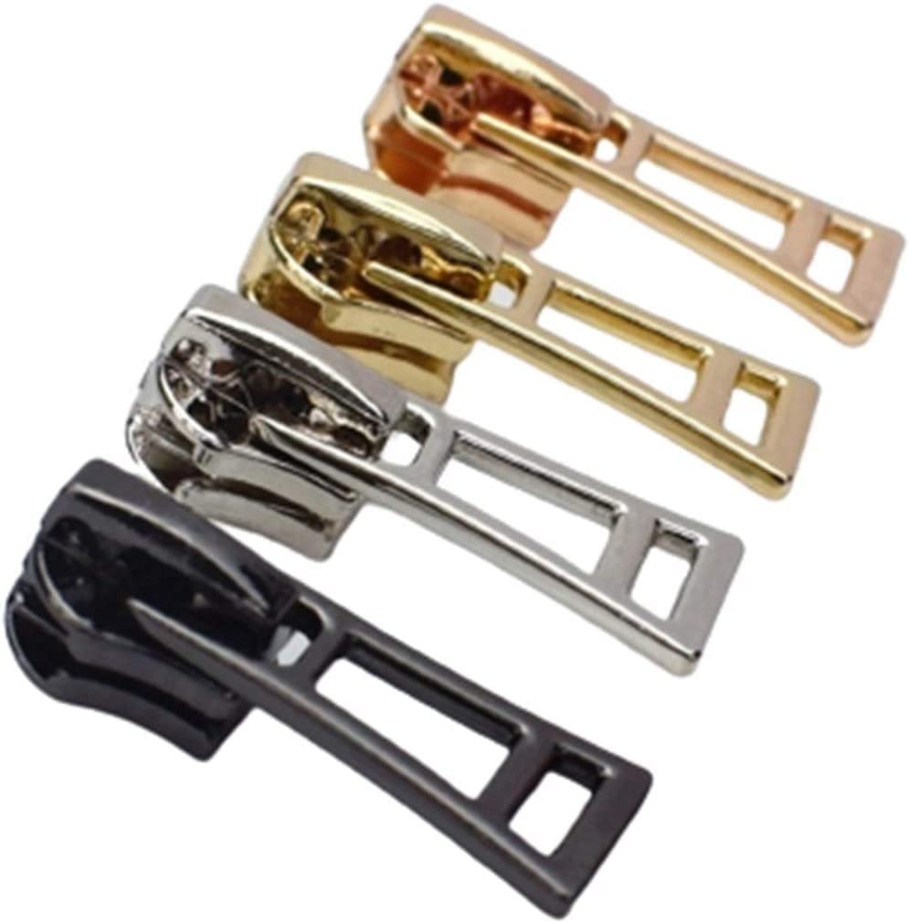 Kit de reparación de cremalleras, Deslizador de cremallera de repuesto, 5 piezas 103#, kit de reparación instantánea de cabezales de cremallera for ropa, bolsos, accesorios de reparación de cremallera