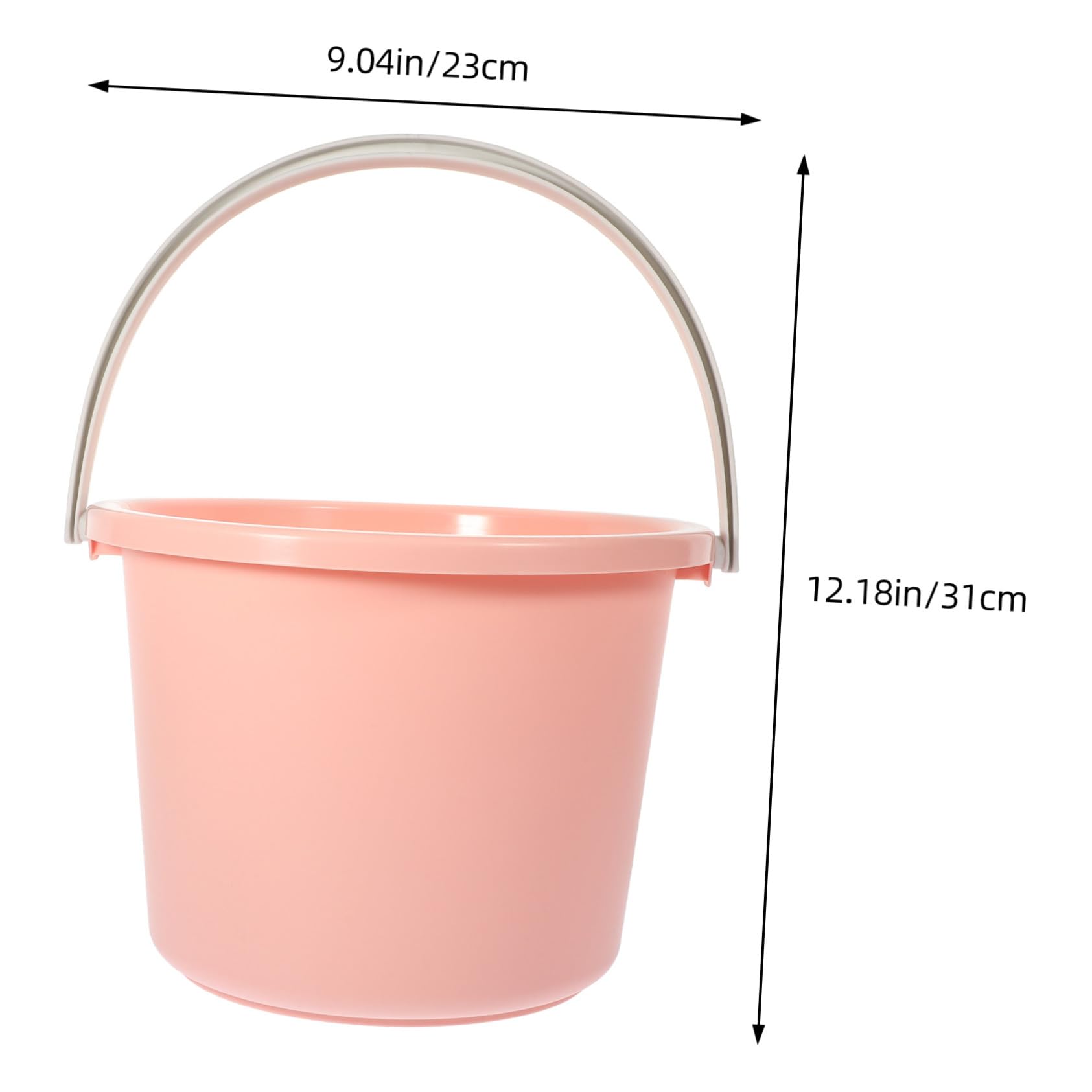 VALICLUD Secchio per Bucato Piccolo Multiuso Portatile in Plastica per Casa, Dormitorio, Pulizie, Autolavaggio