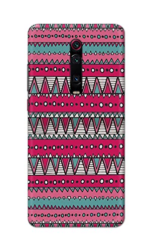 Image of Printed Hard Back Cover Case for Mi Redmi K20 | Redmi K20 Pro Back Cover (Geometric Vintage Pattern) -1803