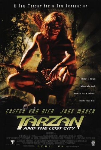 Affiche Tarzan Casper Van Dien 116x158 cm grande affiche cinéma vintage