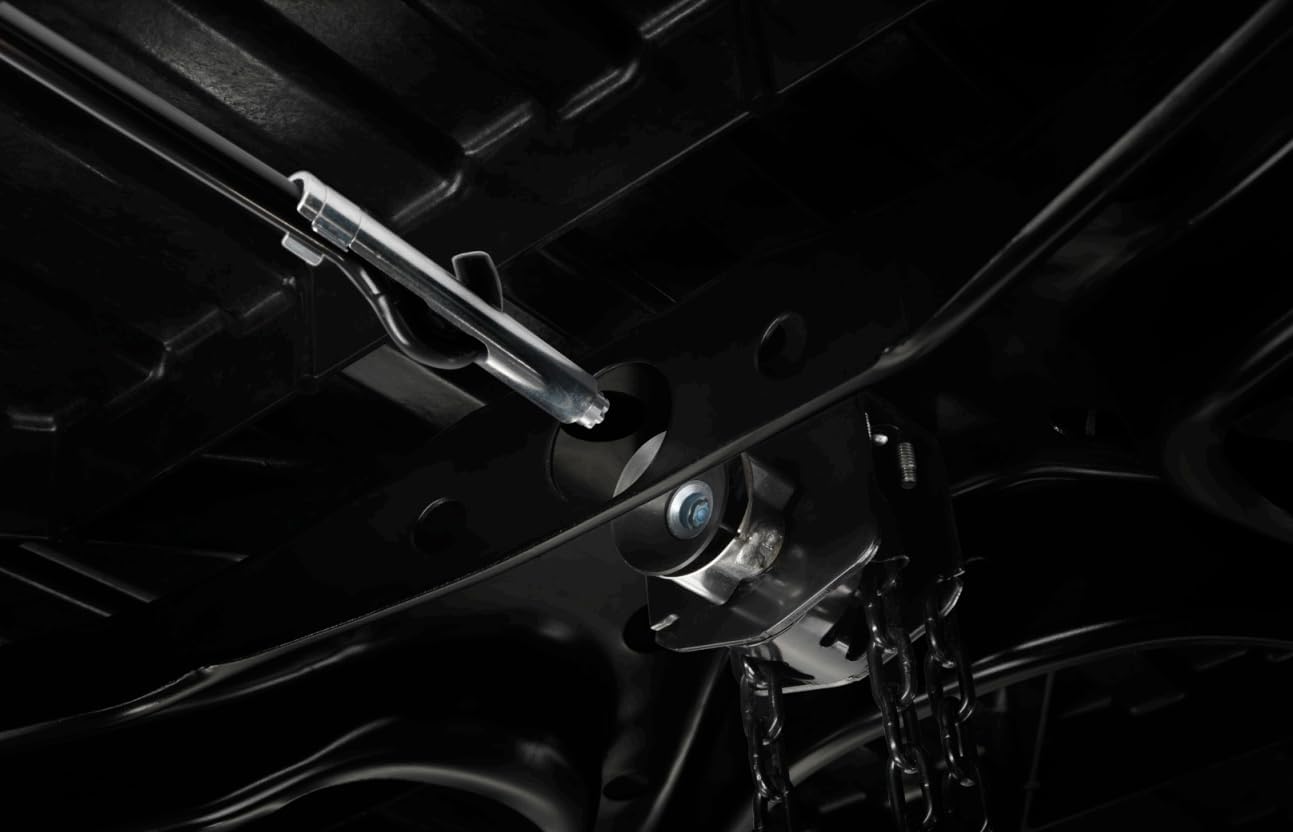 Toyota Tacoma & Tundra Spare Tire Lock, Zinc-Nickel Plated Steel, 5.9 x 5.5 x 2.4 inches