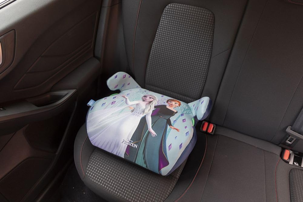 Oparcie dziecięcego fotelika samochodowego Disney Frozen i-Size ECE R129. Winda samochodowa dla dzieci 6-12 lat, 125-150 cm, 22-36 kg
