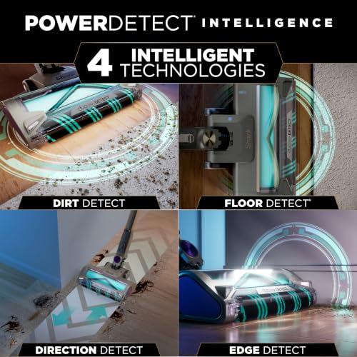 Image of Shark PowerDetect Cordless Stick Vacuum, Dark Gray, IP1251