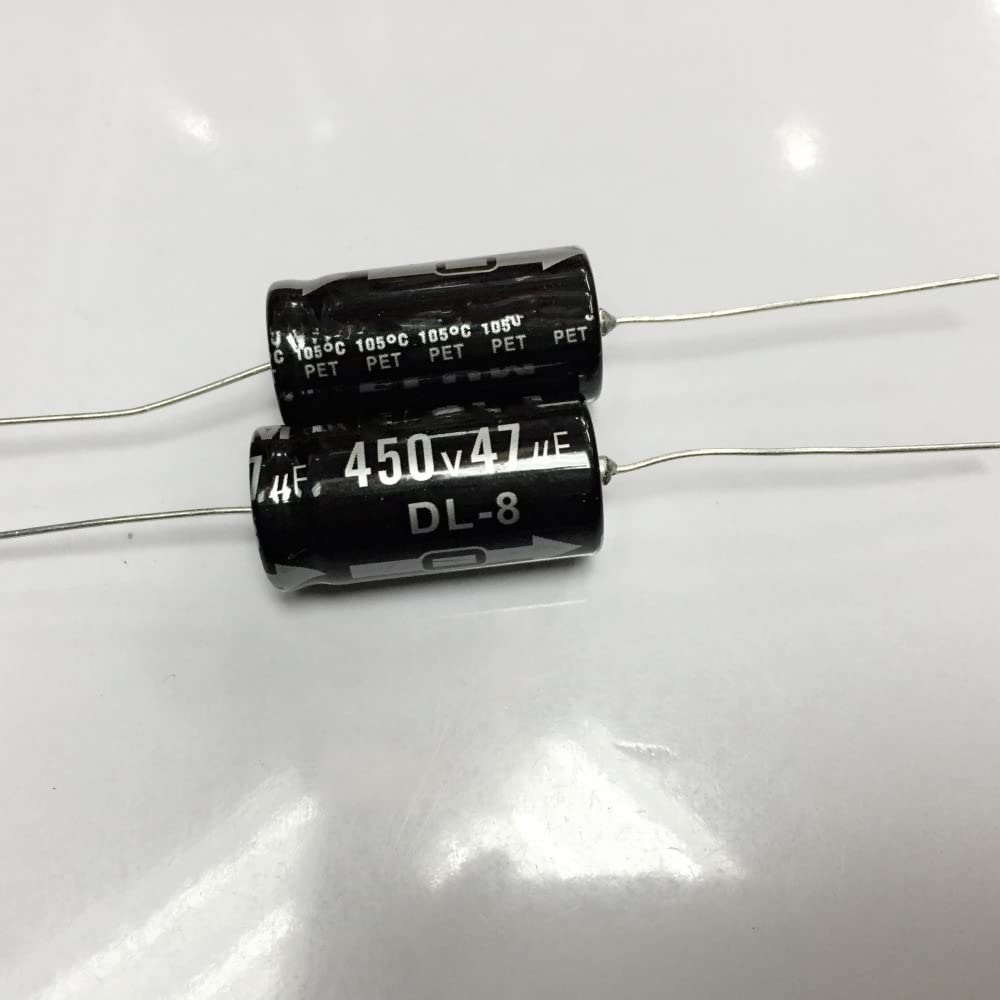 Condensateur axial 47uf 450v pour restaurer la radio vintage et l'ampli audio du salon