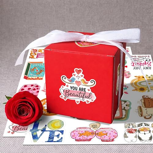 Image of WallDesign Romantic Love Stickers for Couples (32 Pcs) - Cute Daily Love Message Stickers - Couple Gift for Wife, Husband, Girlfriend & Boyfriend - Anniversary, Marriage, Birthday & Everyday Surprise