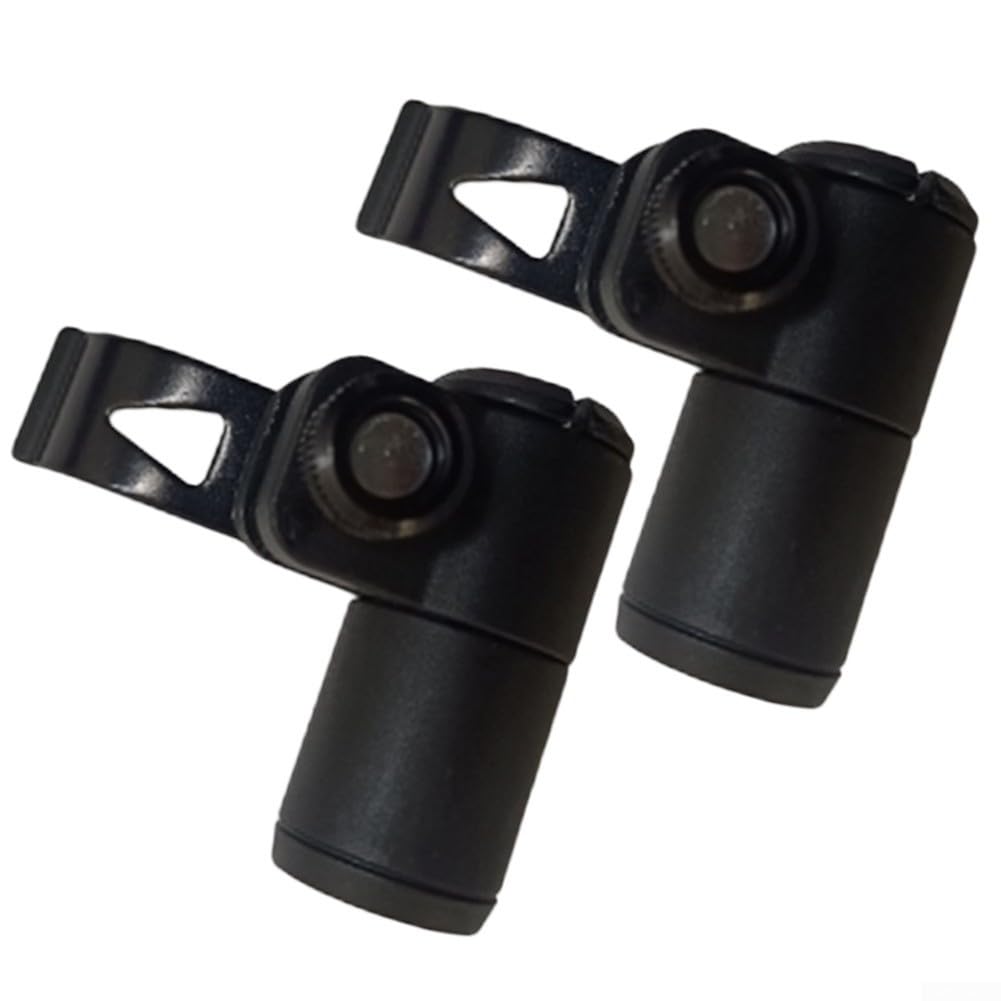 Zeroupshop 2 Pack Trekking Pole External Quick Lock Quick Release Clamps Aluminum Alloy Adjustable Walking Poles Clamp Replacement Parts(for16mm tube)