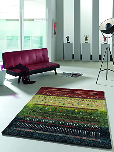 the carpet Endina - Alfombra clásica de salón, Dormitorio, diseño Tradicional de Tela a Mano, Multicolor, 160 x 230 cm