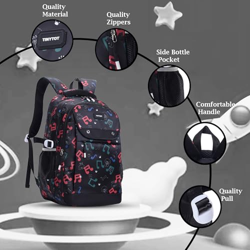 Image of Tinytot 30 Litre Waterproof School Backpack Bags for Women - Large 19 Inch Laptop Bag for Boys &Girls 12+ Years, College Bag for Girls and Boys, Men, Women - Ideal for Office, Travel, School, College