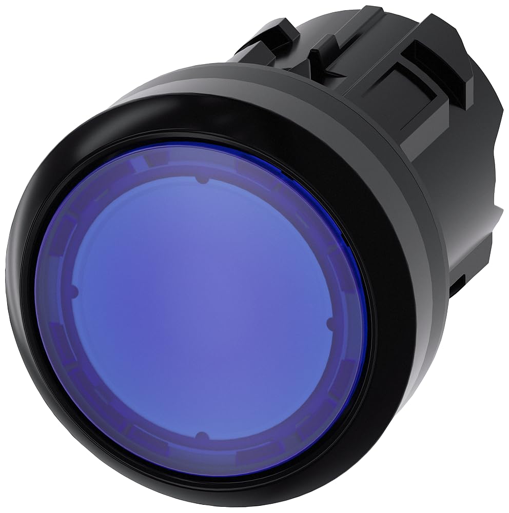 Siemens Sirius Atc – Pulsante Luminoso Rotondo Blu Pulsante Rasante Momentaneo - 4