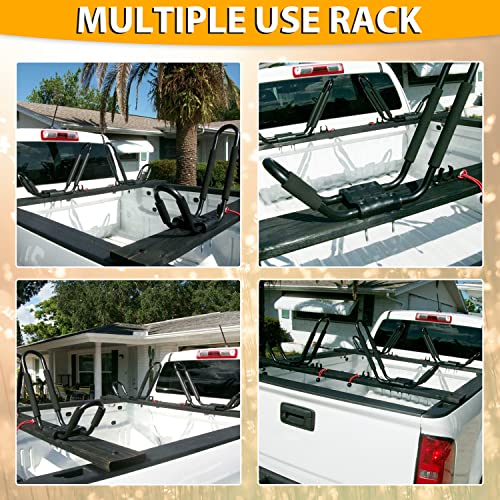 J-Bar Roof Rack Kayak Carrier Holder Boat Canoe Surf Ski Snowboard Holder Mounted On Top Crossbar Suv Truck 2 Pairs Steel #TOP5