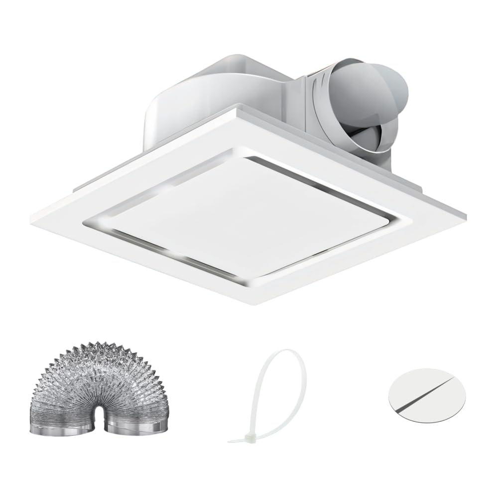 Ceiling Exhaust Fan, 30W/50W Quiet Bathroom Vent Fan Low Noise Powerful Ventilation Fans for Home, Kitchen, Toilet, Bath