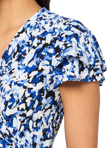 Image of Anne Klein Women's Flutter Sleeve Wrap Dress