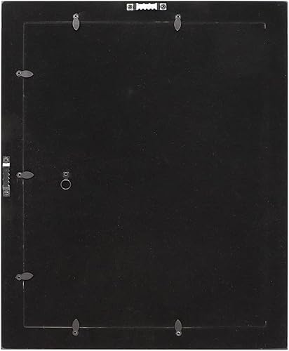 Miniatura 3 de Isaac Jacobs Marco de fotos azul marino de 11 x 14 pulgadas (mate 8 x 10) con borde doble dorado (vertical y horizontal), para montar en la pared,
