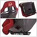 NRG Innovations NRG-FRP-302MAR-PRISMA Universal Fixed Back Bucket Racing Seat for 5-Point Harnesses, Size L, Maroon Alcantara Material, 24