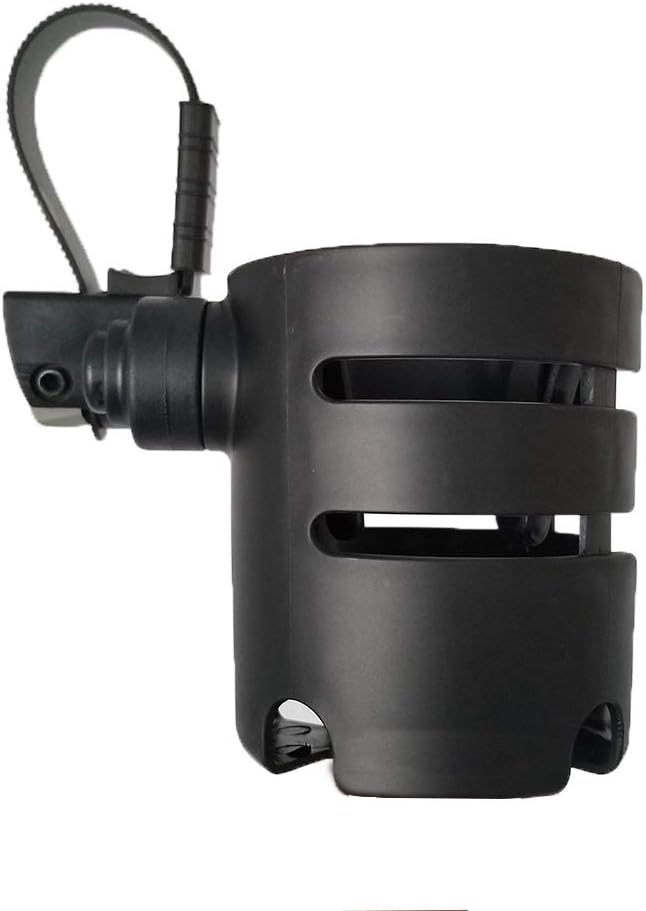 MagiqueW Universal Stroller Cup Holder, Cup Drink Holder Fits Travel Mugs, Water Bottles Sippy Cups, 360° Rotation Handle Bar Mount for Baby Stroller,Bike,Pushchair,Wheelchair, Motorcycle