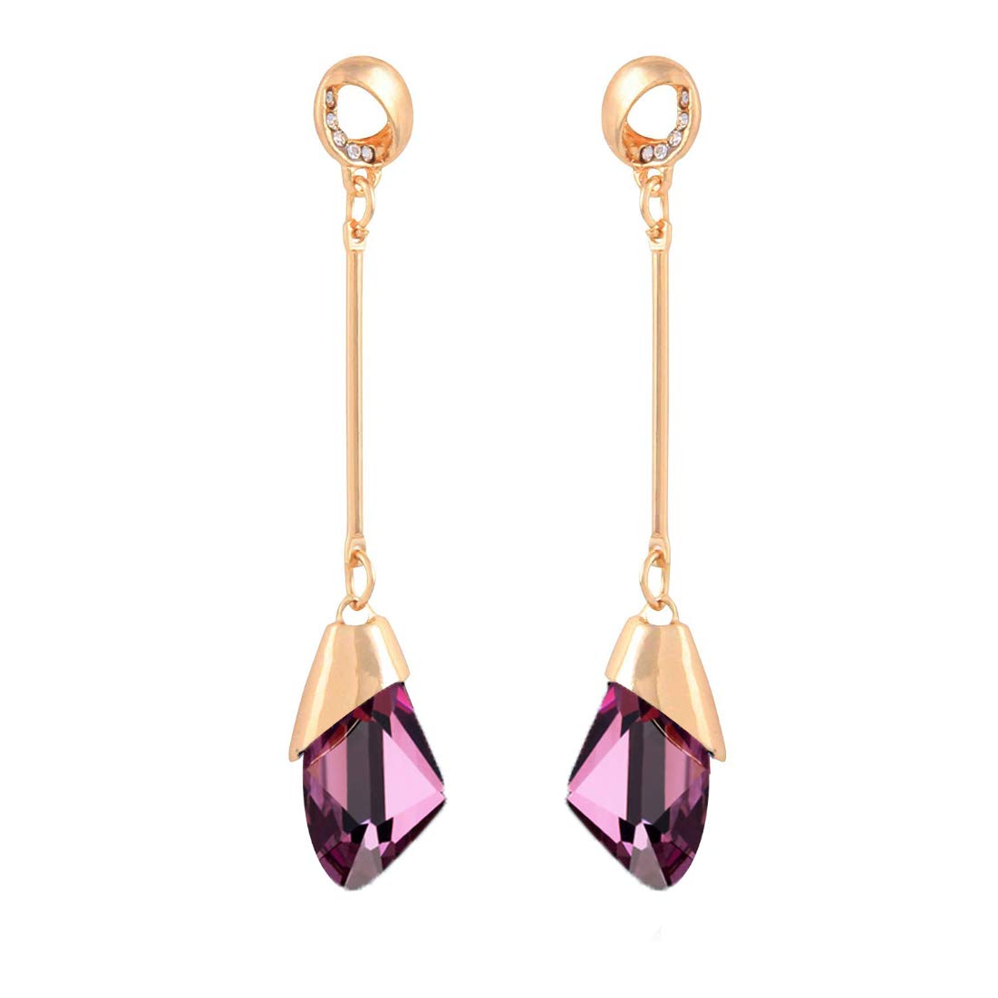 YouBella Jewellery Crystal Dangler Earrings for Girls and Women (B07XCDTKBV) Amazon Price History, Amazon Price Tracker