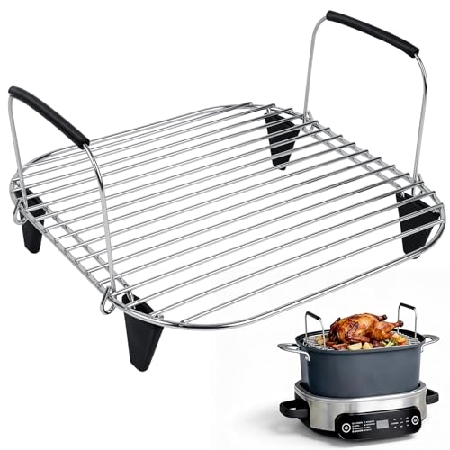 BYKITCHEN Roast and Steamer Rack for Ninja MC1101 6.5 QT Possible Cooker