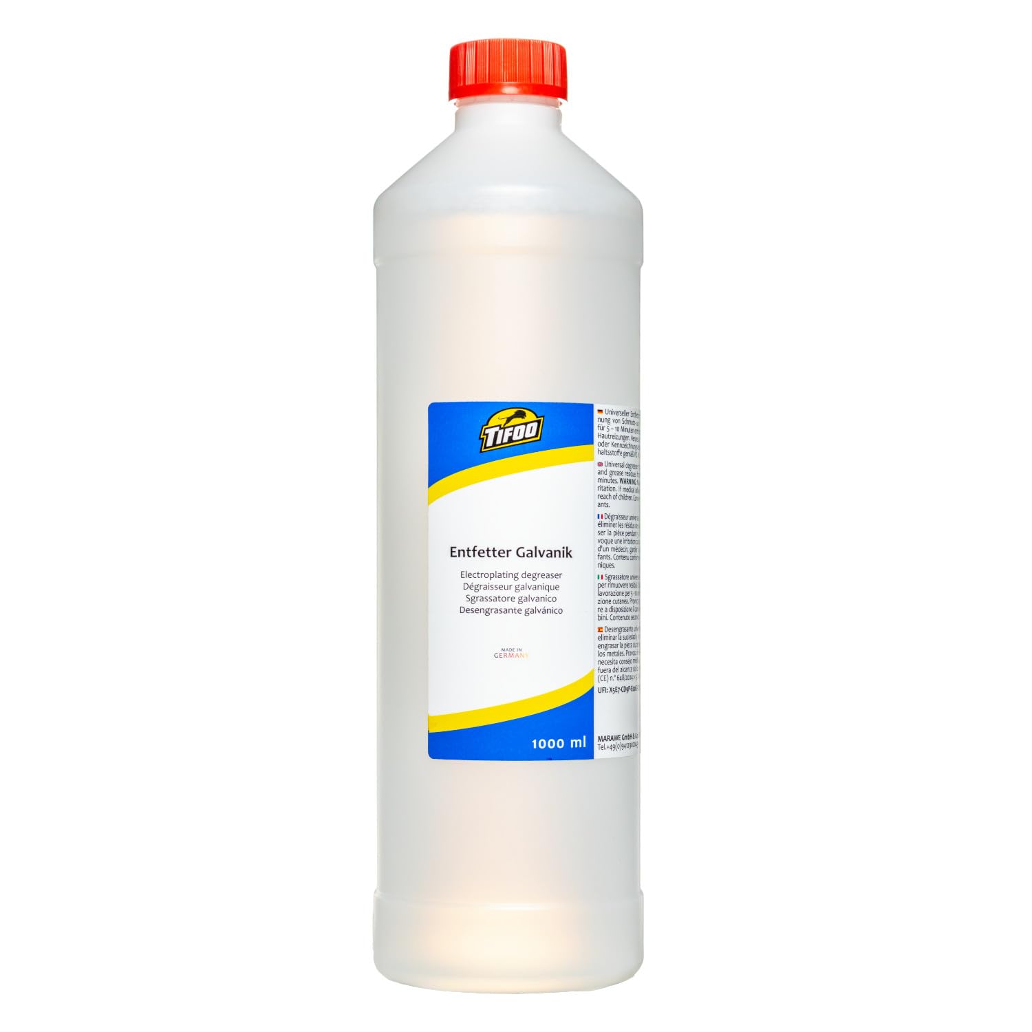 Sgrassante galvanico (1000 ml) -Mezzo per sgrassaggio, sgrassante, sciogli-gras