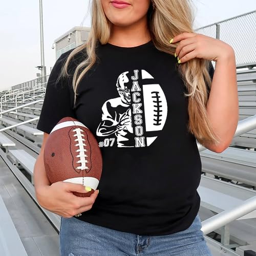 Personalized Women's Football Shirts - Game Day Mom & Lover Gift Shirts4