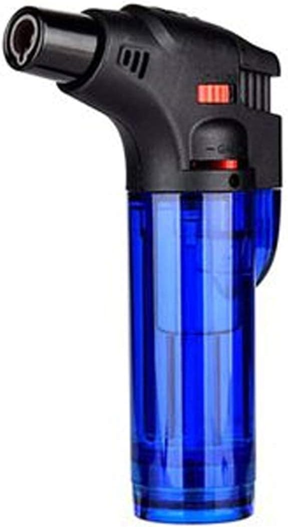Windproof Blow Torch Jet Flame Gas Lighter Refillable (1 Lighter,Multicolor)