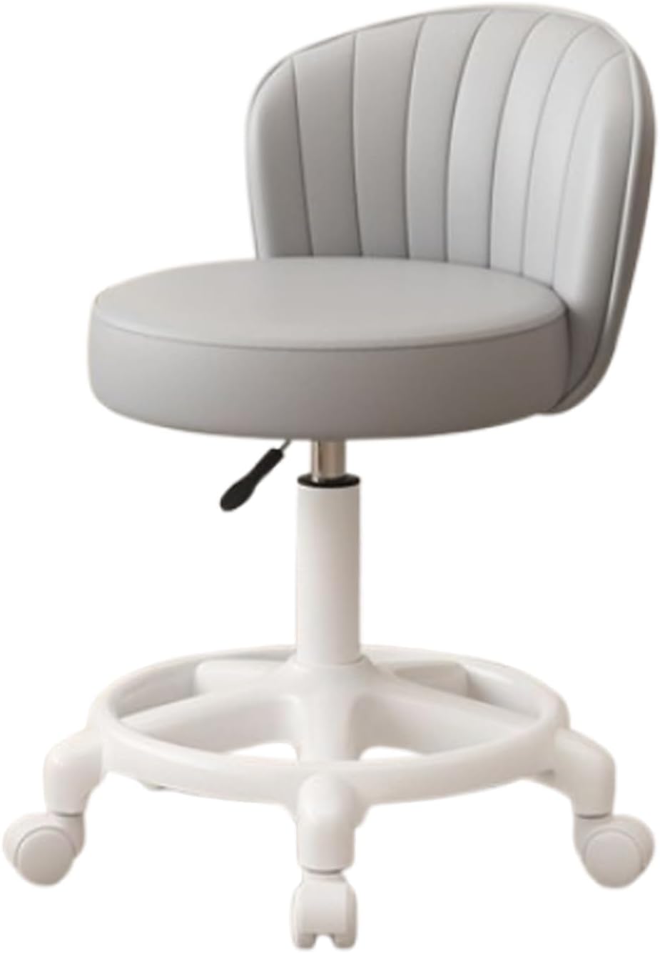 Adjustable Height Beauty Chair, Swivel Bar Stool, Multicolor Rolling Chair with Backrests for Beauty Salon, Nail Salon, SPA, Makeup, Tattoo Artists,G