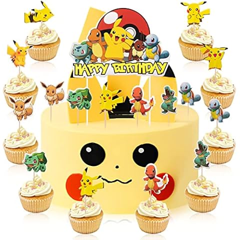 Cupcake Toppers Dekoration, 49 Stück Tortendeko, Cupcake Toppers für Kinder Party Geburtstag Party Kuchen Dekoration Supplies, Happy Birthday Cake Topper Set Cover