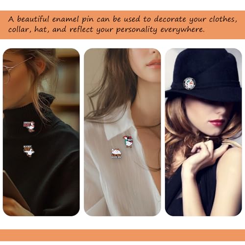 Image of 5Pcs Cute Coffee Cat Sloth Enamel Pin Set Cartoon Animal Coffee Cup Brooch Badges, Funny Lapel Pins for Backpacks, Jackets, Bags, Coffee Lover Gift