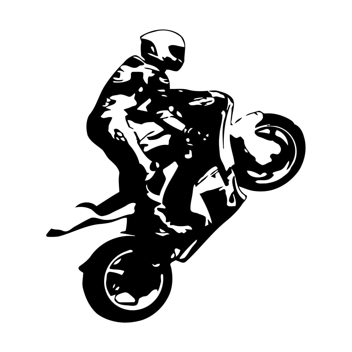 Motocross Wall Decal Motorcycle Dirt Bike Wall Sticker Vinyl Wall Decor for Home Boys Room Decor Decals Removable Mural Extra Large - 66x75cm โ image 1