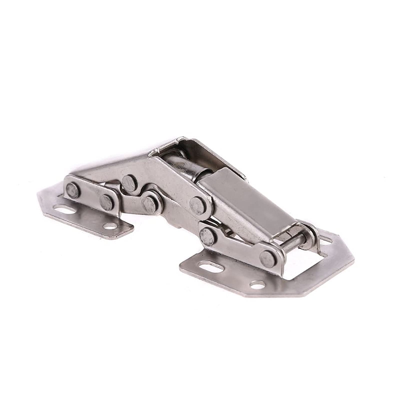 Nvsfzgiyg One Color Hinge, 90 Degree 3" Cabinet No-Drilling Bridge Shaped Spring Door For Cupboard Furniture With Screws