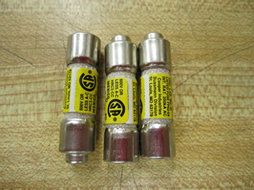 Fusible Bussmann LP-CC-4 Low-Peak temporisé classe CC lot de 3 pour protection circuit
