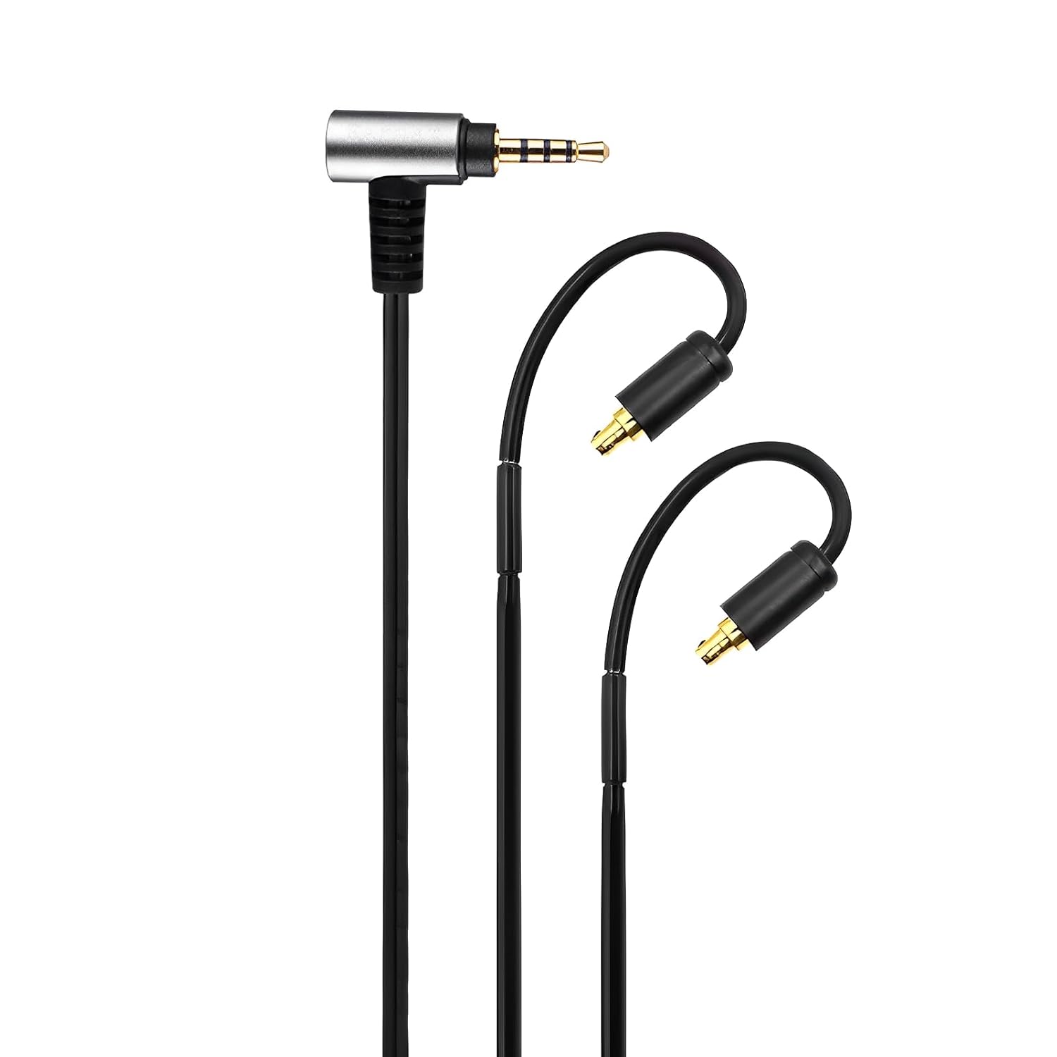 6N OCC Silver Plated 2.5mm 3.5mm 4.4mm Balanced Cable 3.9ft Compatible with Senns IE100 IE400 IE500 Earphones