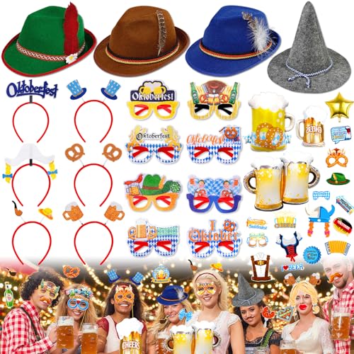 52 Pcs Oktoberfest Decorations Oktoberfest Photo...