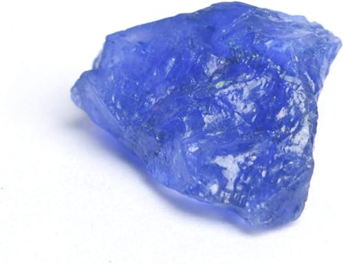 GEMHUB 1 pieza de zafiro azul de 8.00 quilates de zafiro natural, piedras preciosas sueltas de zafiro azul crudo, Gema, azul