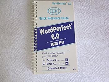 Paperback Quick Reference Guide: WordPerfect 6 Book