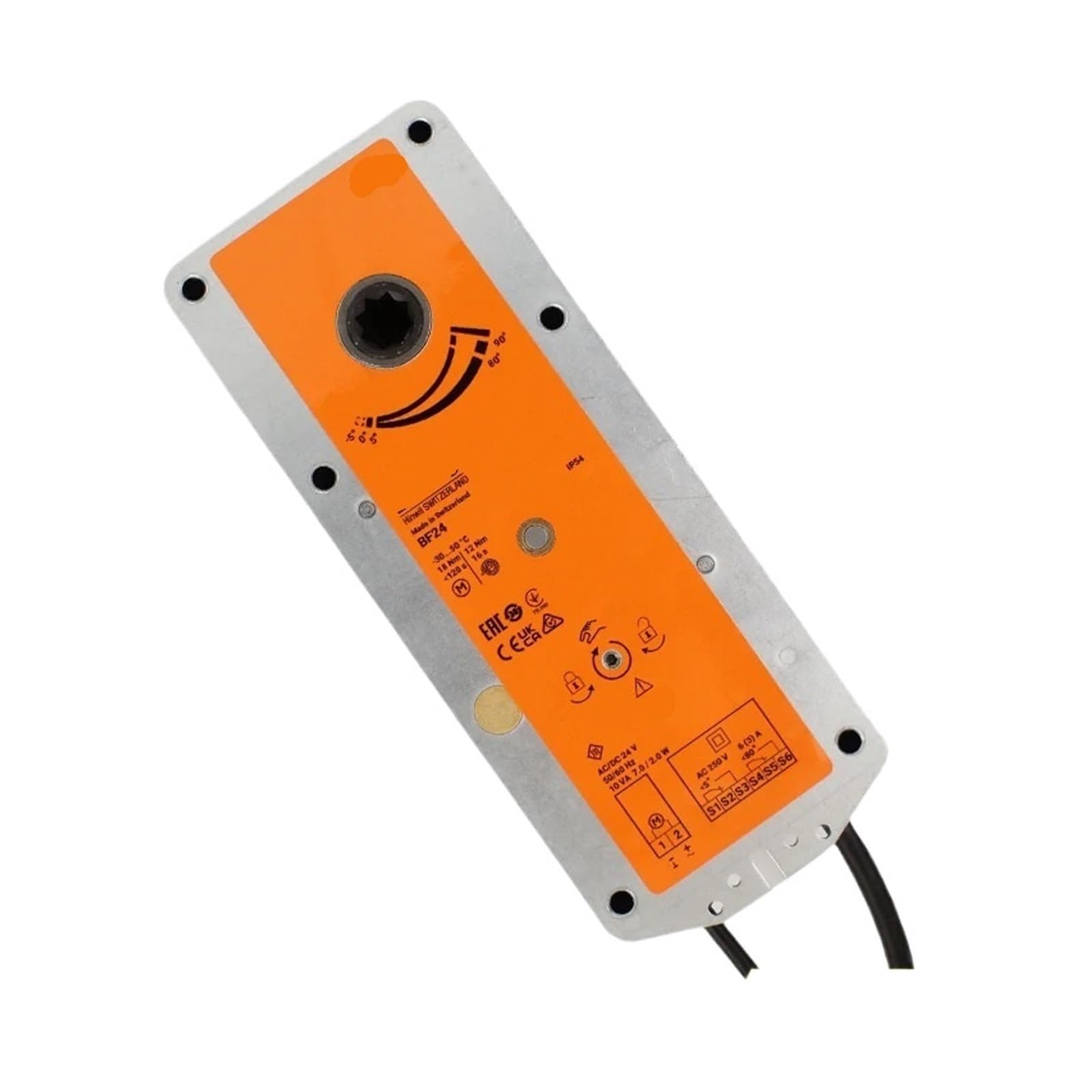XDDQWSWA BF24 Spring-return Electric Actuator 18Nm 24V