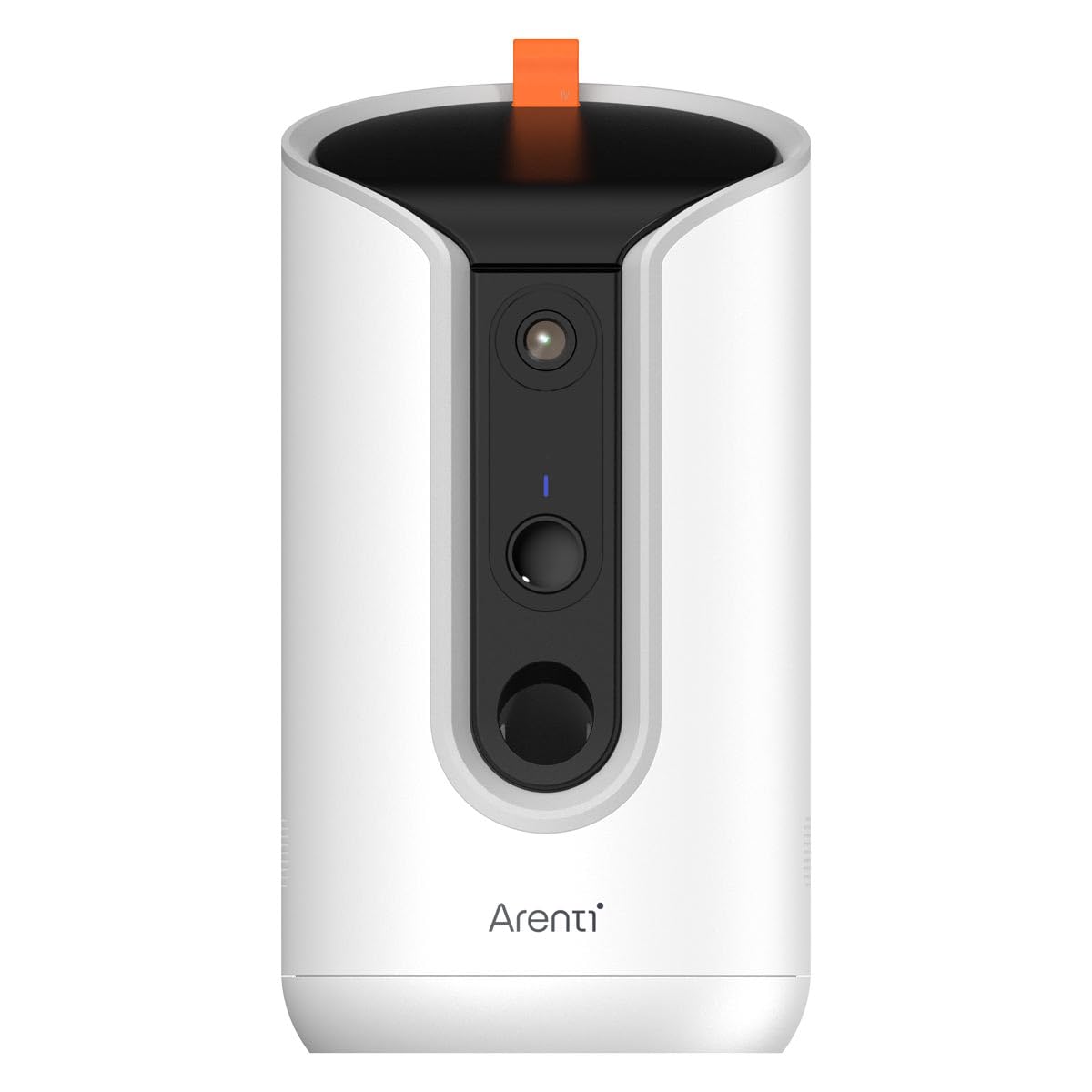 ARENTI Dog Treat Petcam1T Caméra de surveillance WiFi avec distributeur de friandises intégré pour animaux de compagnie