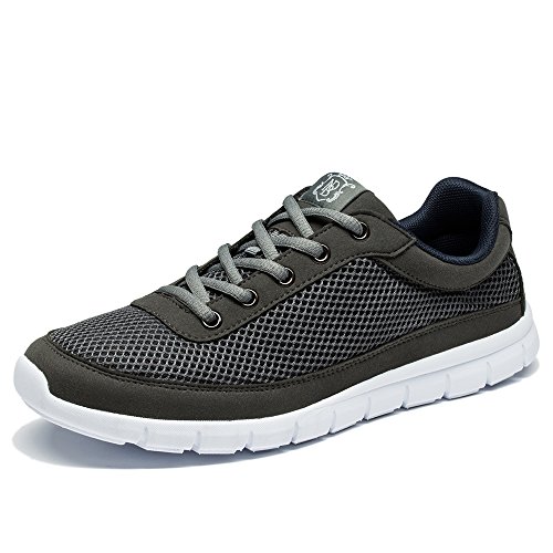 NDB Women's Casual Lightweight Cross-Traning Walking Running Shoe (9 B(M) US, Dark Grey)