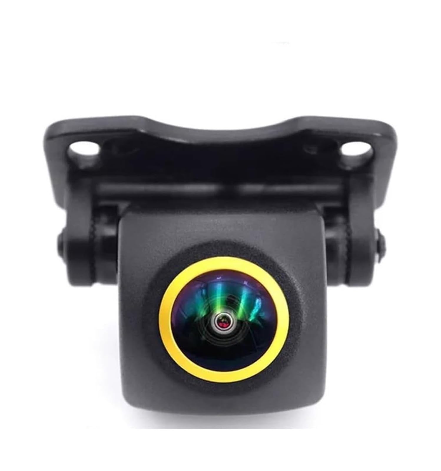 Kit De Asistencia Estacionamiento Visión Nocturna Inversa Para Coche Cámara Marcha Atrás 180 Grados 1080p Gran Angular HD Cámara Visión Trasera(Golden AHD 1080P)
