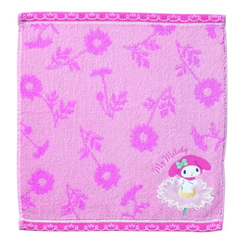 丸眞 ハンドタオル ハンカチ マイメロディ ブルームメロディ 綿100% 抗菌 防臭 プレゼント 誕生日 ギフト 3725003000