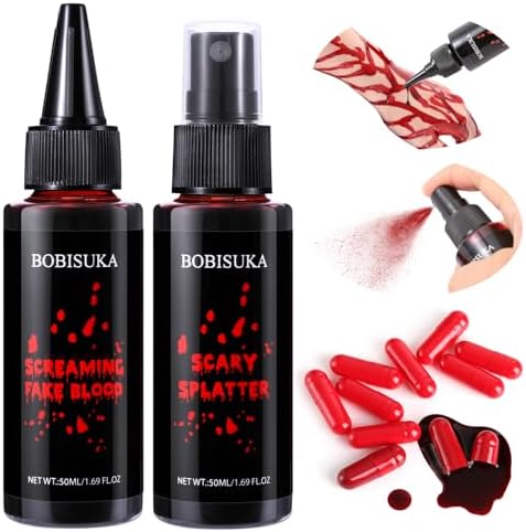 Type A-Faux Spray de sang réaliste pour Halloween, maquillage rouge, accessoires pour filles Type A-Faux Spray de sang réaliste pour Halloween, maquillage rouge, accessoires pour filles