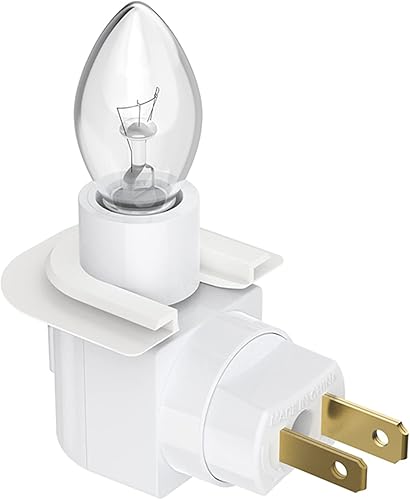 Miniatura 3 de TWDRTDD Luz nocturna con enchufe, Luz nocturna de base ajustable E12 con interruptor de encendido/apagado para hacer luces nocturnas decorativas